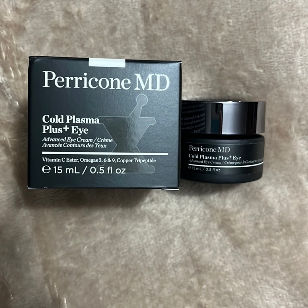 NEW: PERRICONE MD Cold Plasma + Eye advanced eye cream. (0.5 fl oz/ 15 mL)